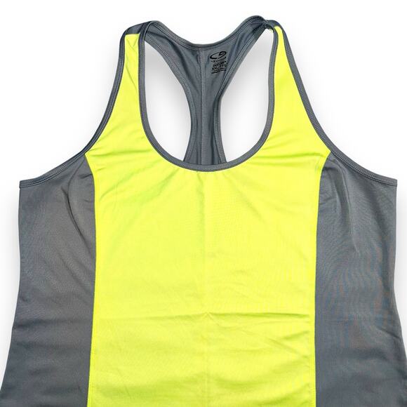 Champion Womens Athletic Tank Top Shirt Sleeveless Green Gray Duo Dry XXL - Picture 2 of 7